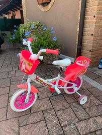 Bici bambina con ruote