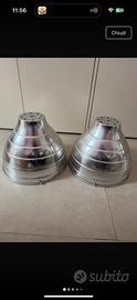 Set 2 lampadari industriali Acciaio modern vintage