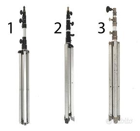 Stativi in alluminio sezione tonda