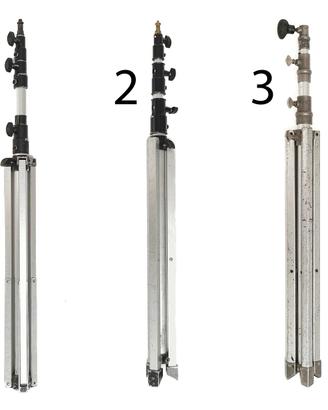 Stativi in alluminio sezione tonda
