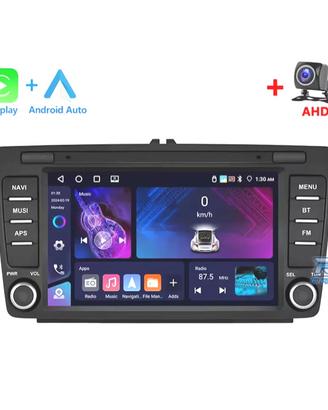 RADIO GPS ANDROID 10 PER SKODA OCTAVIA 09-13 USB T