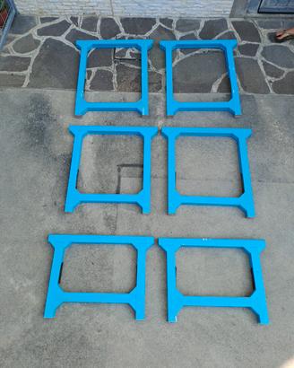 Cavalletti industriali in legno 