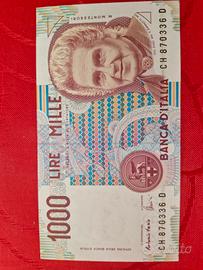 Banconota da 1000 lire Montessori 