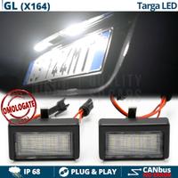 Placchette Luci TARGA LED PER Mercedes GL CANBUS