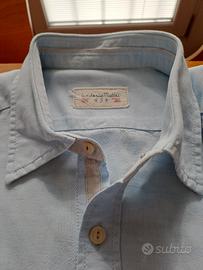 camicia cot/lino uomo