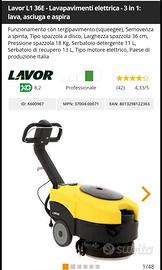 Lavor L136E - lava pavimenti elettrica 3 in 1