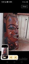 maschera tribale vintage 