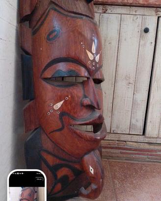 maschera tribale vintage 