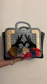 Borsa Kartell Parati  Nera/Azzurra