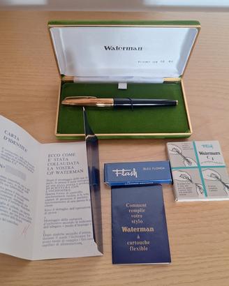 Penna stilografica Waterman C/F Oro 18K