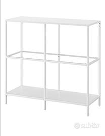 scaffale ferro e vetro, Vittsjo di Ikea