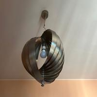 Lampadario vintage a spirale anni 70