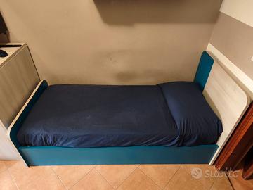 Letto singolo Colombini "SECTOR" c/contenitore