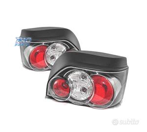 FANALI RENAULT CLIO 90-98 LOOK LEXUS NERO