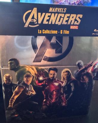 Marvel Avengers La Collezione 6 film blue-ray