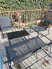 Tavolino più sedie x giardino