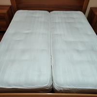 Coppia materassi singoli in lana 