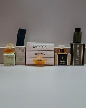 miniature collezione vintage 90 2000 krizia kenzo