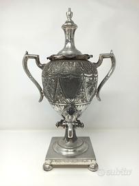 Antico Samovar inglese fine XIX silver plated