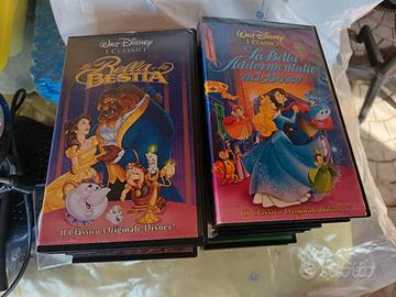 videocassette cartoni animati disney