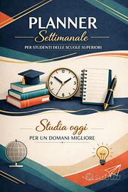 Planner Settimanale per Studenti delle Superiori.