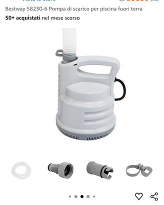 pompa scarico piscina