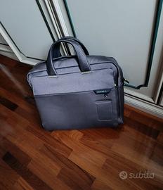 Borsa porta PC Mandarina Duck – grigia e gialla