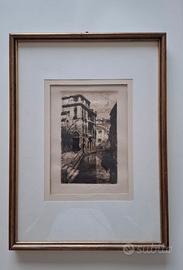 QUADRO/INCISIONE PITTORE: GIOVANNI DE CAL -VENEZIA