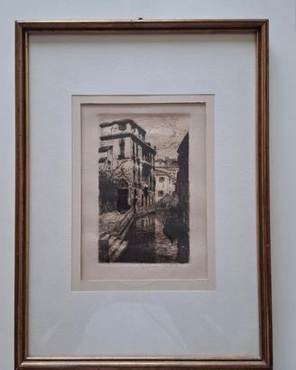 QUADRO/INCISIONE PITTORE: GIOVANNI DE CAL -VENEZIA