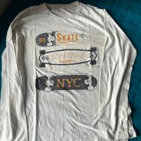 Lotto 2 magliette m. lunghe bambino 11-12 anni