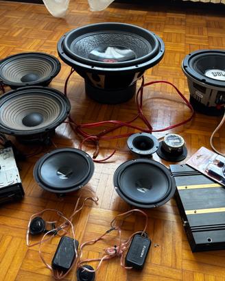 Materiale impianto audio