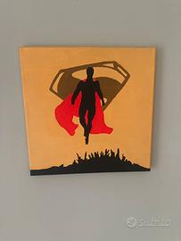 Quadro dipinto a mano - Superman