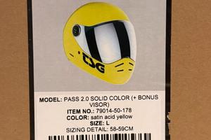 Casco TSG pass 2.0 nuovo