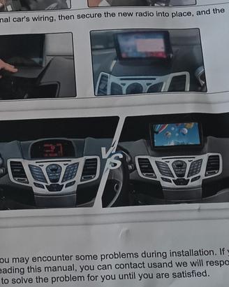 Android car Media player FORS FIESTA  2009/2014
