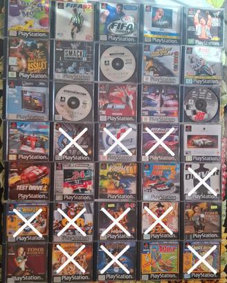 50 dischi originali videogiochi PS1 da collezione