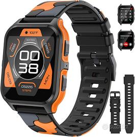 Smartwatch Uomo Donna Militare, Effettua/Risponde