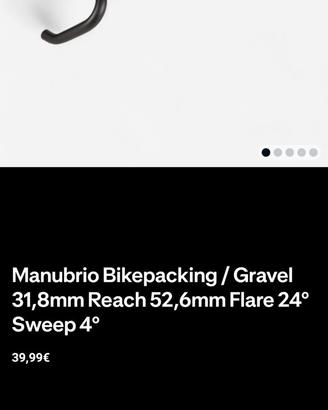 Manubrio bikepacking nuovo