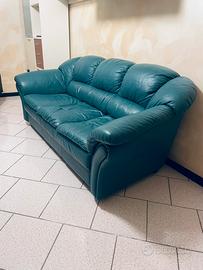 Divano in pelle 3 posti