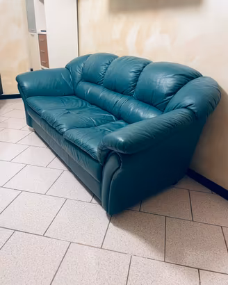 Divano in pelle 3 posti