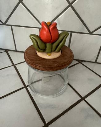 Barattolo Thun con tulipano