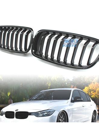 GRIGLIE BMW F30 F31 LOOK M PERFORMANCE NERO LUCIDO
