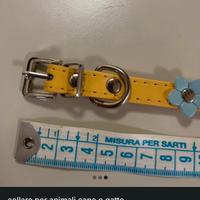 collare con fiorellini