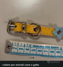 collare con fiorellini