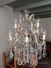 Lampadario Stile Maria Teresa Vintage Anni '50