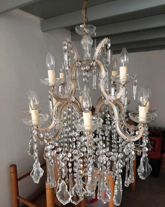 Lampadario Stile Maria Teresa Vintage Anni '50