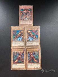5 pezzi di EXODIA gold limited edition