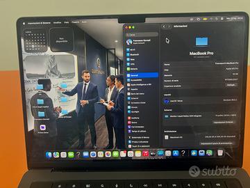 MacBook Pro 14" Apple M3 Pro 18GB RAM 500GB SSD