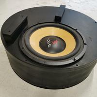 SUB WOOFER FOCAL 33K IN CASSA DA RUOTA DI SCORTA