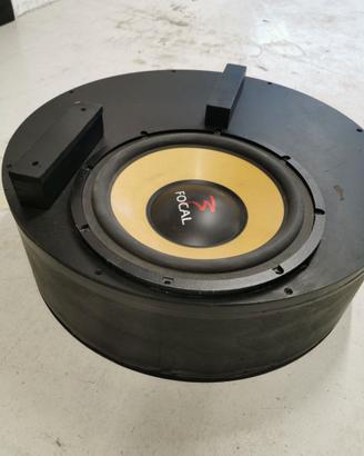 SUB WOOFER FOCAL 33K IN CASSA DA RUOTA DI SCORTA