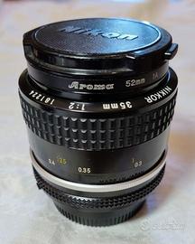 Nikon Nikkor 35 mm 1:2 + filtro Aroma